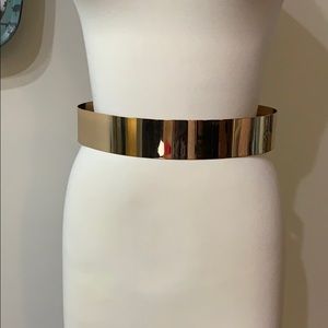 Gold metal belt